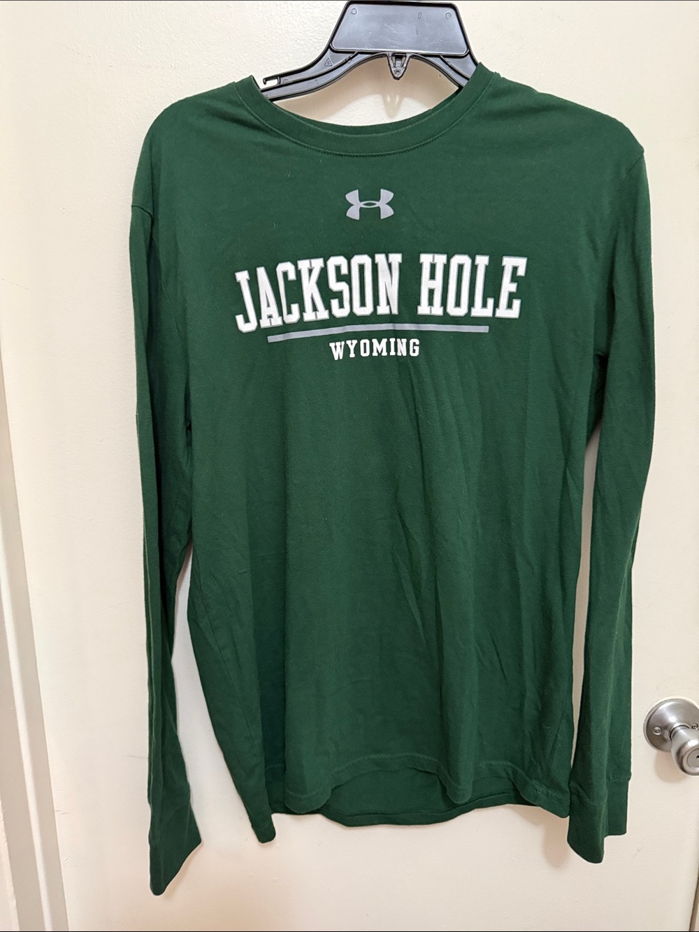 Under Armour Green "Jackson Hole Wyoming" Long Sleeve Tee